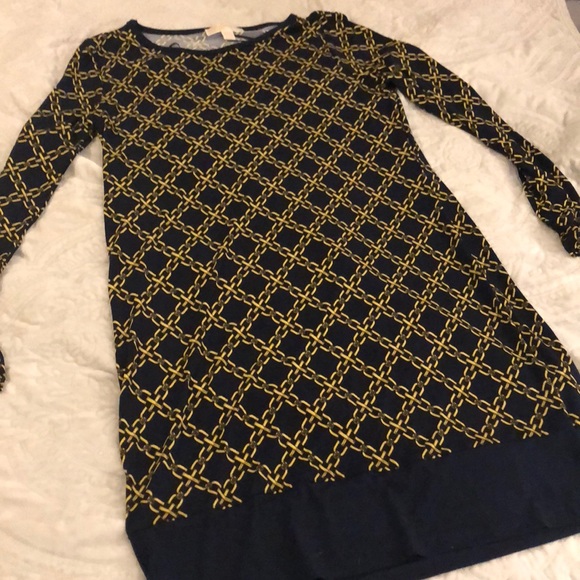 Michael Kors Navy/Gold dress - Picture 3 of 3